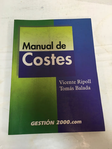 Manual de costes