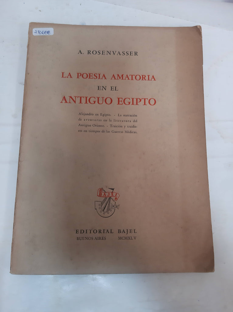 La poesia amatoria en el Antiguo Egipto