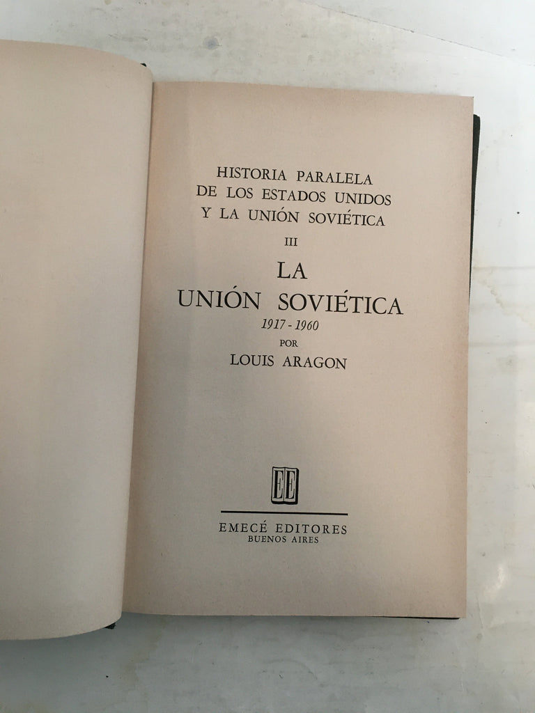 Historia paralela TOMOS I II III IV