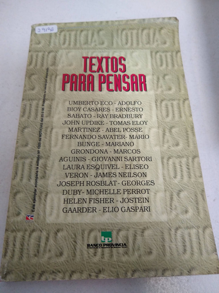 Textos para pensar