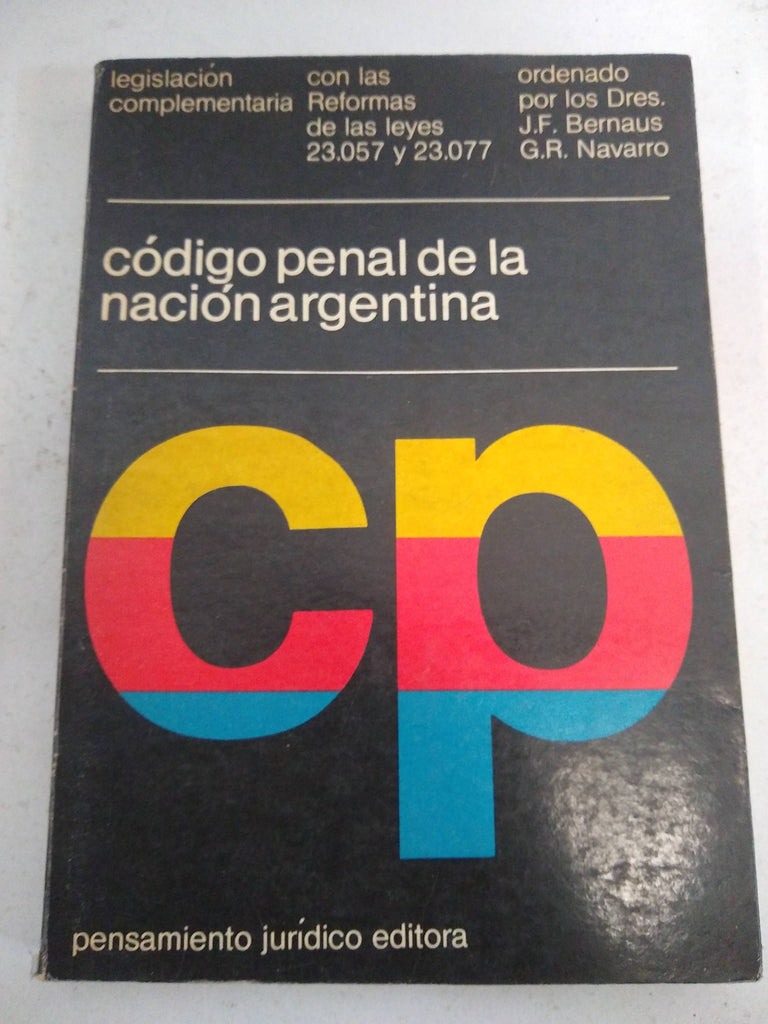 Codigo penal de la nacion Argentina