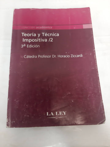 Teoria y tecnica impositiva 2 3ra edicion