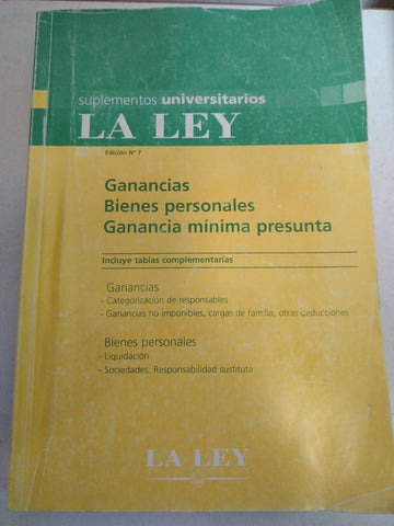 Ganancias - Bienes Personales - Ganancia Minima Presunta