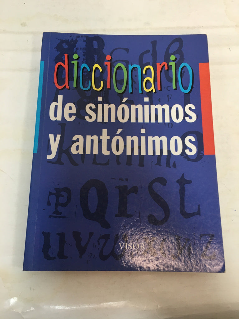 diccionario de sinonimos antonimos paronimos visor