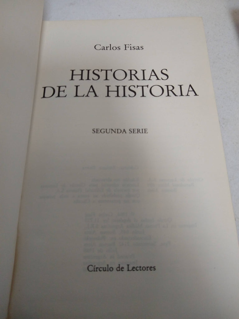 historias de las historia segunda serie carlos fisas