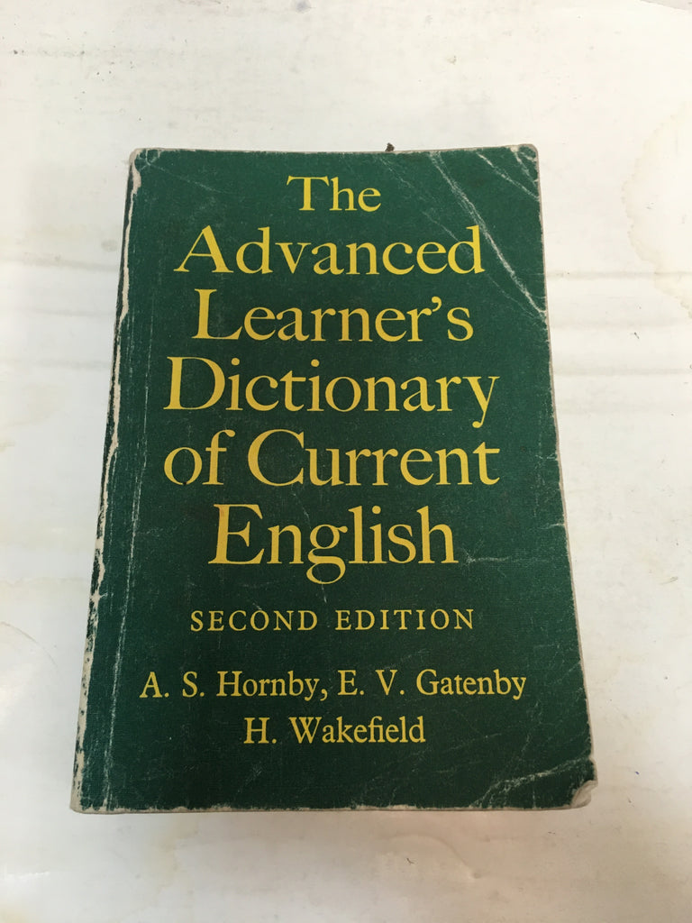 The advanced learner's dictionary of current english