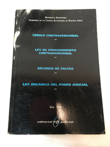 codigo contravencional ley de procedimiento regimen