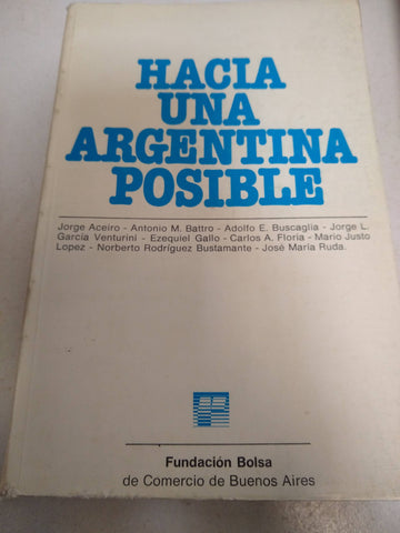 Hacia una argentina posible