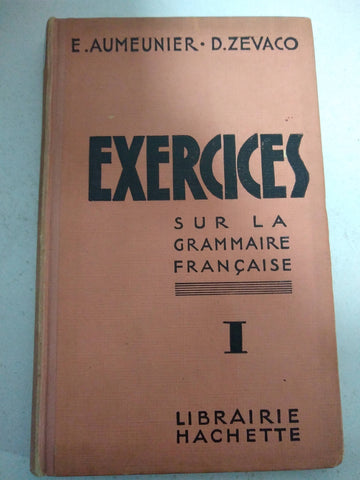 Exercices sur la Grammaire Francaise