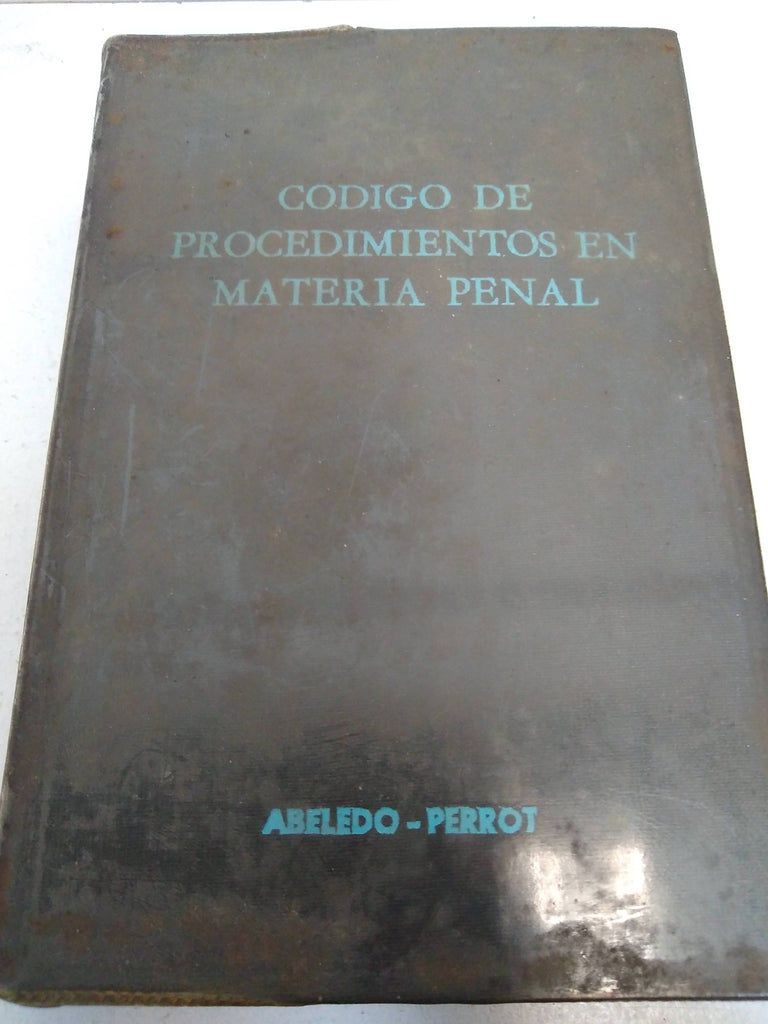 Codigo de procedimientos en materia penal