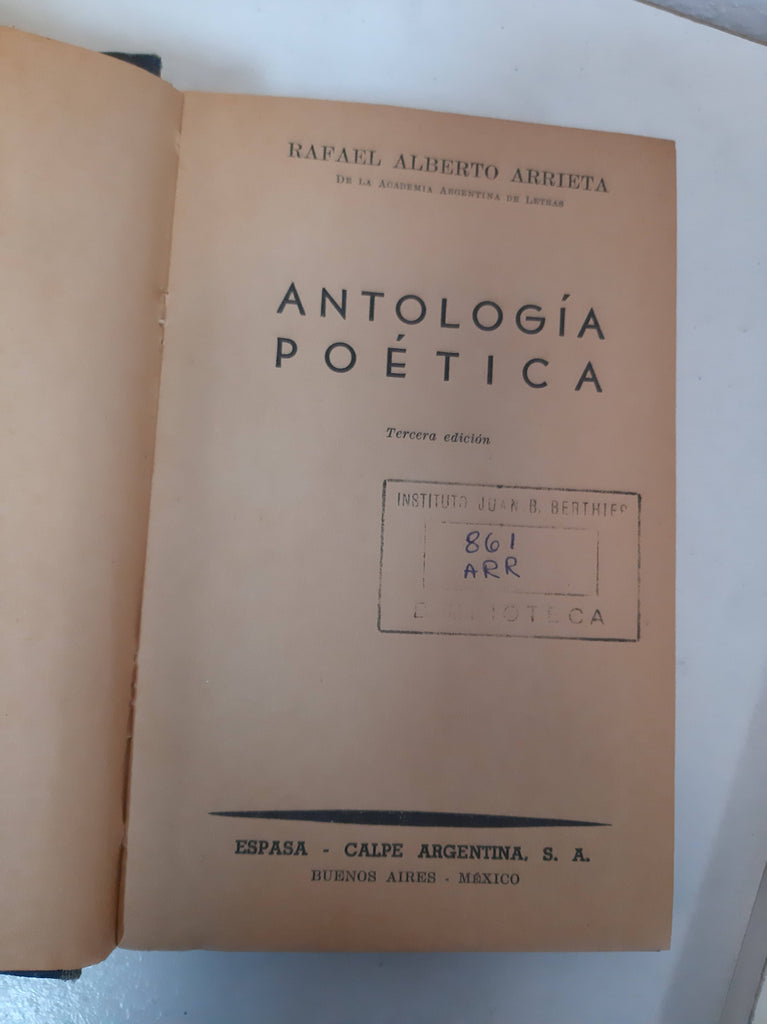 Antología poética