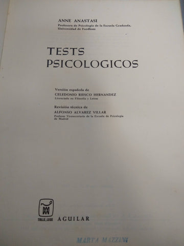 Tests psicológicos