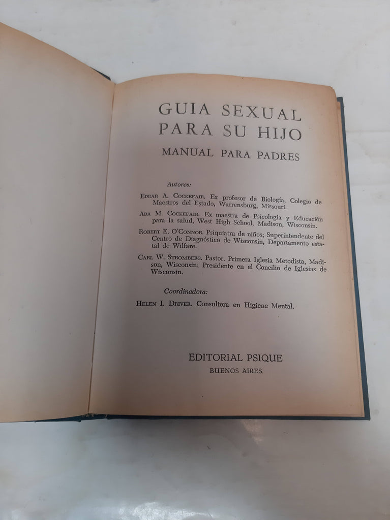 Guía sexual para su hijo