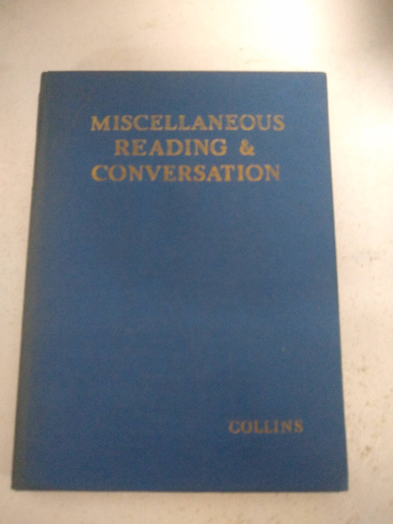 Libro miscellaneous reading and conversation gaume