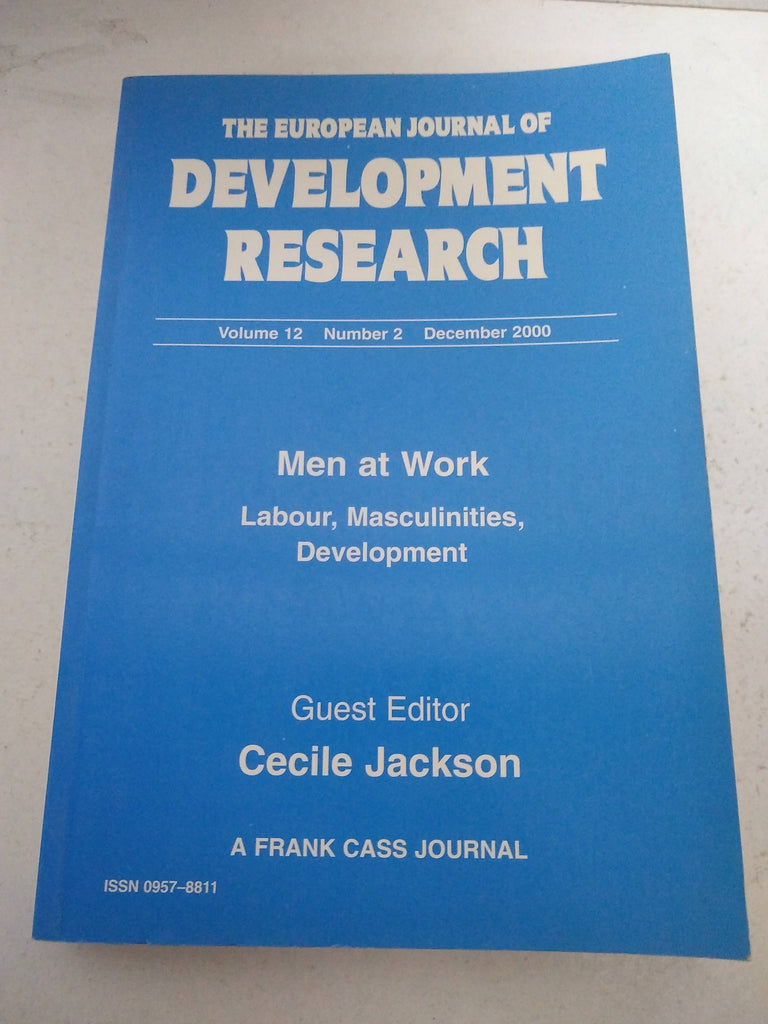 The european journal of Development research Volumen 12 Number 2 December 2000