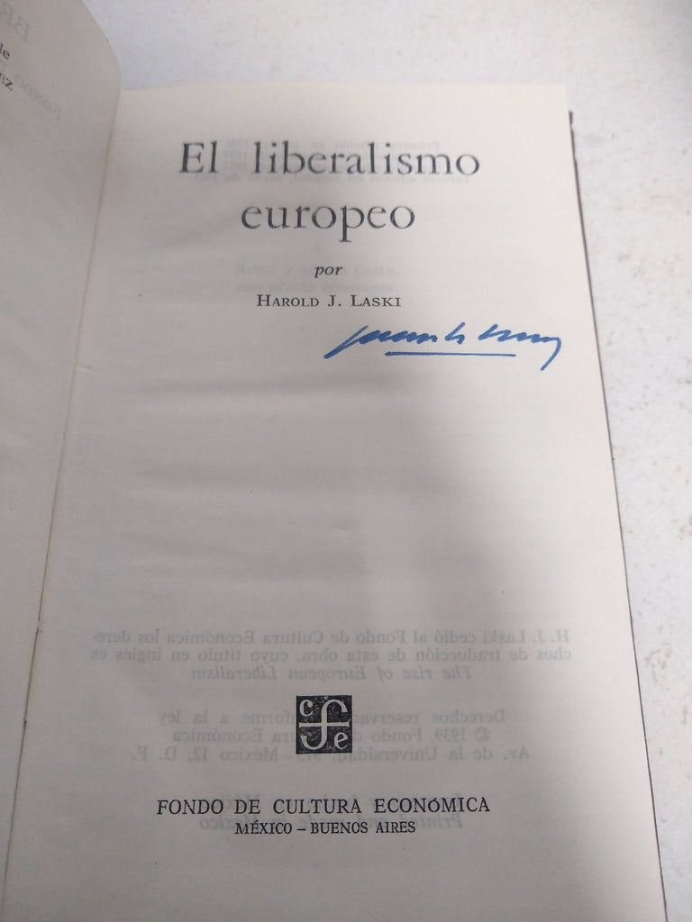 EL LIBERALISMO EUROPEO