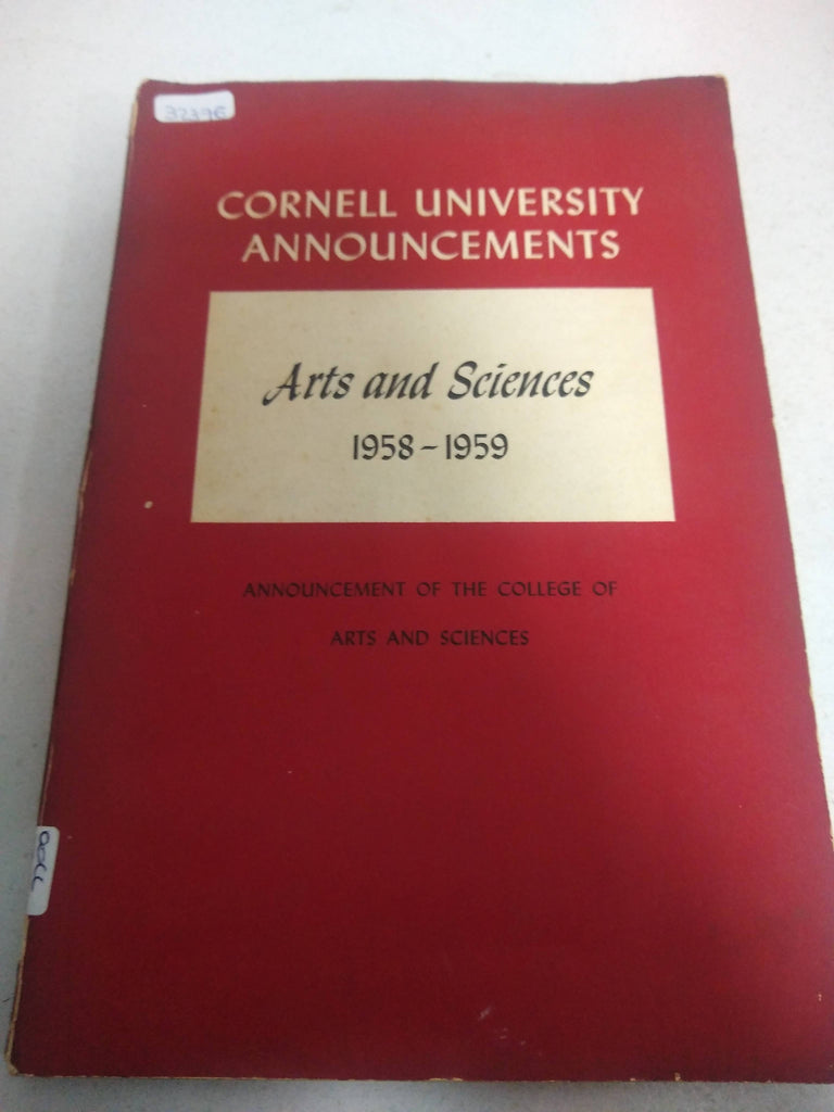 Arts and Sciences 1958-1959