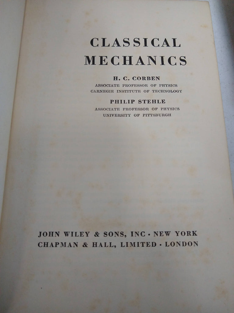 Classical mechanics