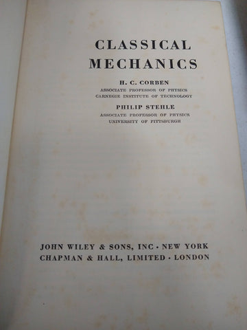 Classical mechanics