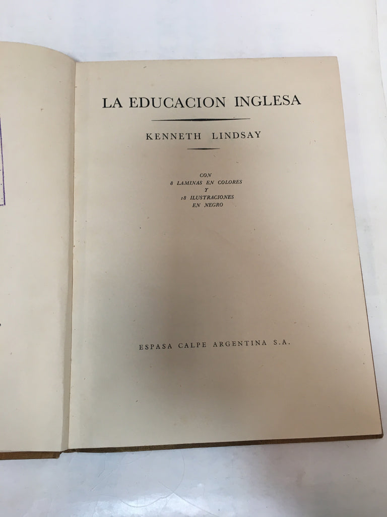 LA EDUCACION INGLESA