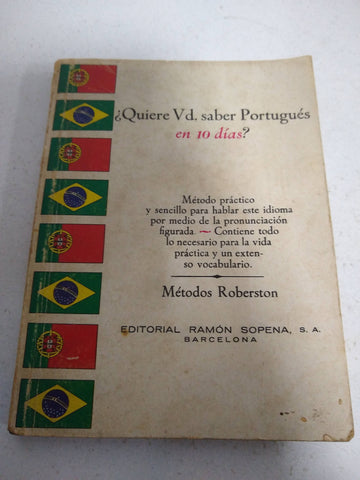 QUIERE VD. SABER PORTUGUÉS EN 10 DÍAS?