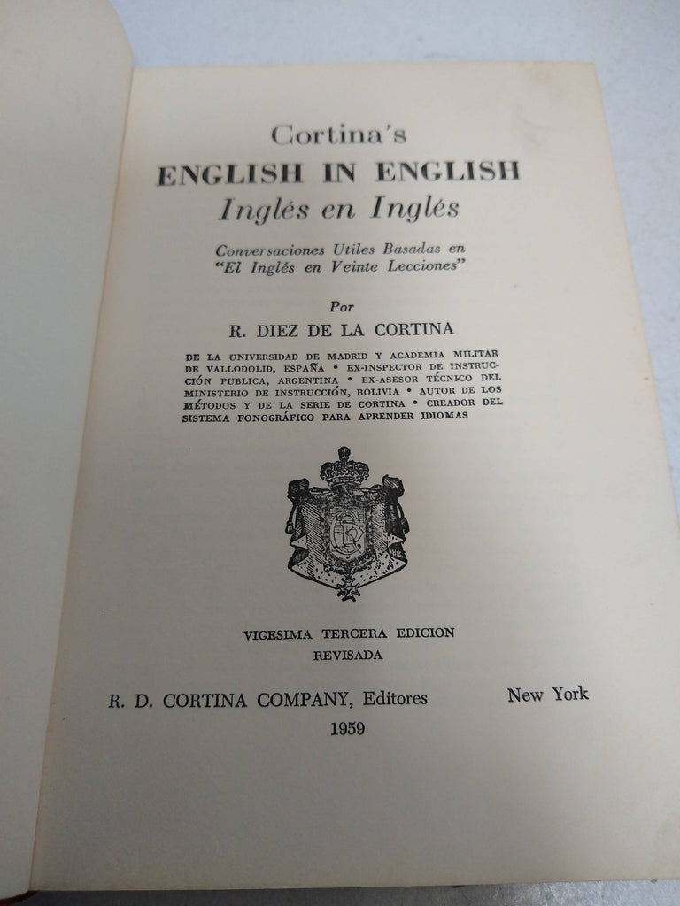 Cortina´s english in english