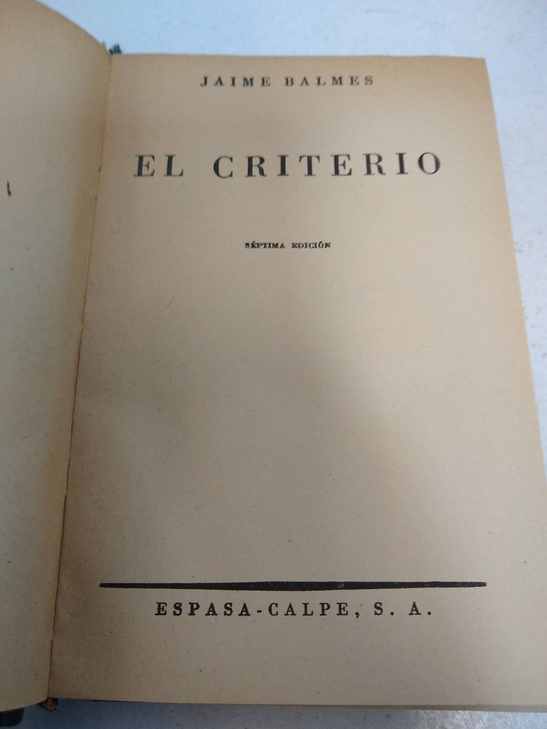 El Criterio -Language: spanish