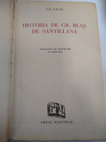 Historia de Gil Blas de Santillana