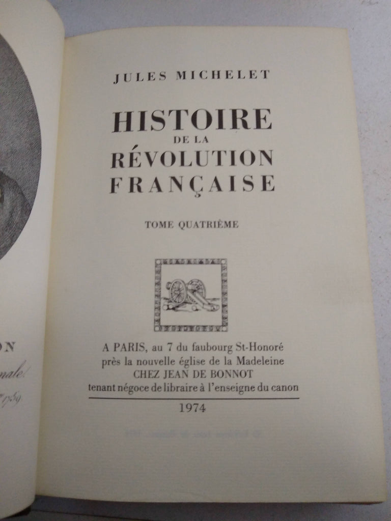 Histoire de la revolution francaise tome Quatrieme