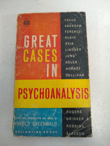 Great cases in psychoanalysis