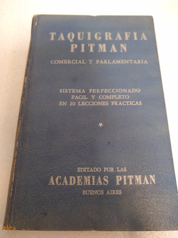 Taquigrafia Pitman comercial y parlamentaria