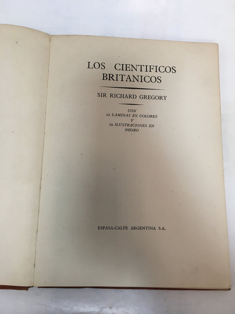 LOS CIENTIFICOS BRITANICOS