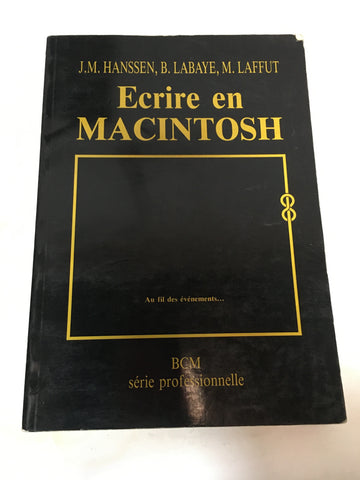 ECRIRE EN MACINTOSH