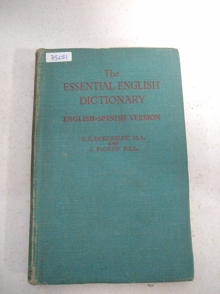 The essential English Dictionary. Spanish-English version.