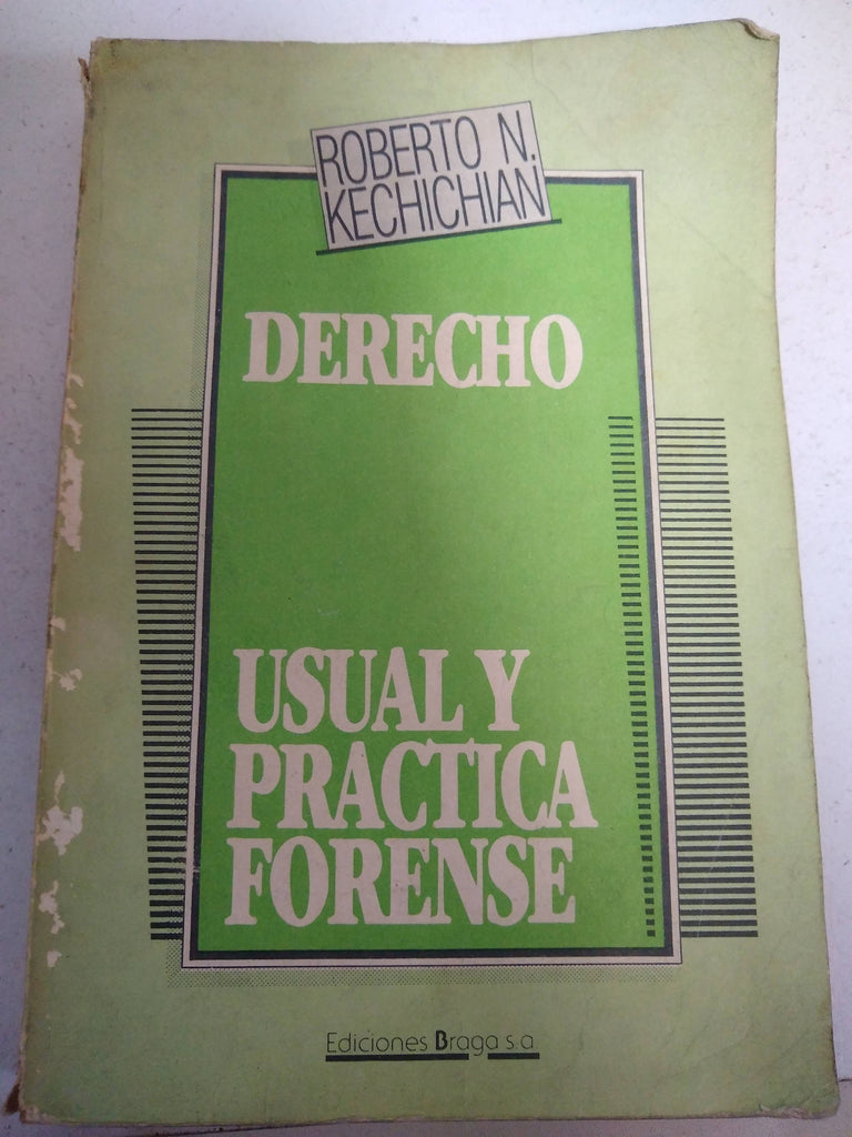 Derecho. usual y practica forense