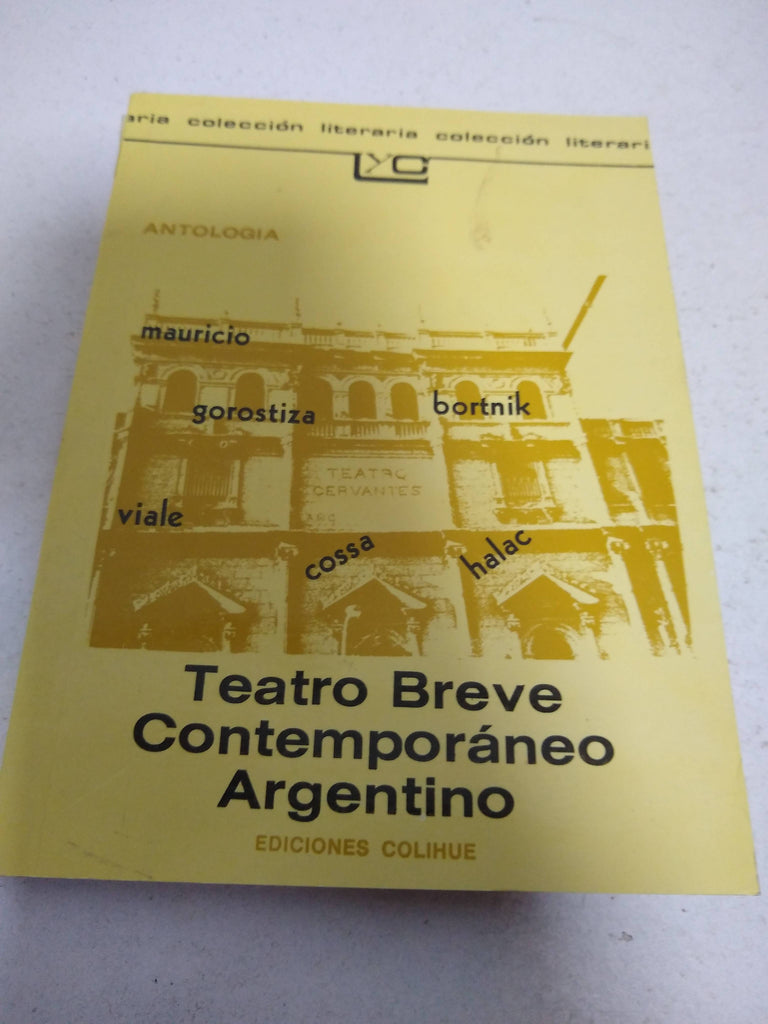 Teatro Breve Contemporaneo Argentino - 053