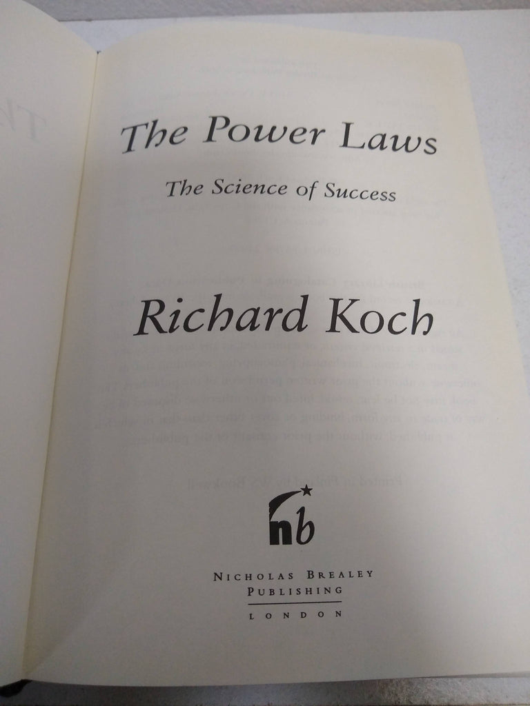 The Power Laws: The Science of Success