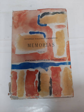 MEMORIAS (Tomo V) Sobrecubierta ilustrada por Luis Seoane. 1st edition.