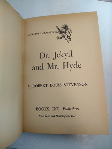 Dr Jekyll and Mr Hyde