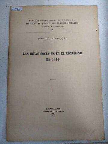 Las ideas en el congreso de 1824