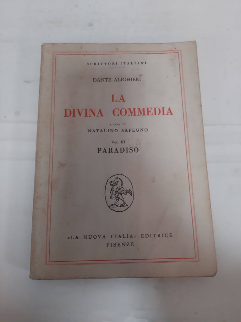 La divina commedia Vol III Paradiso