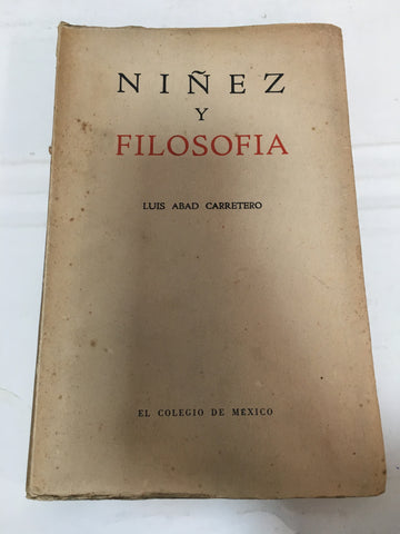 Niñez y filosofia