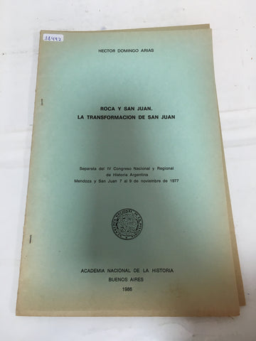 Roca y San Juan. La transoformacion de San Juan