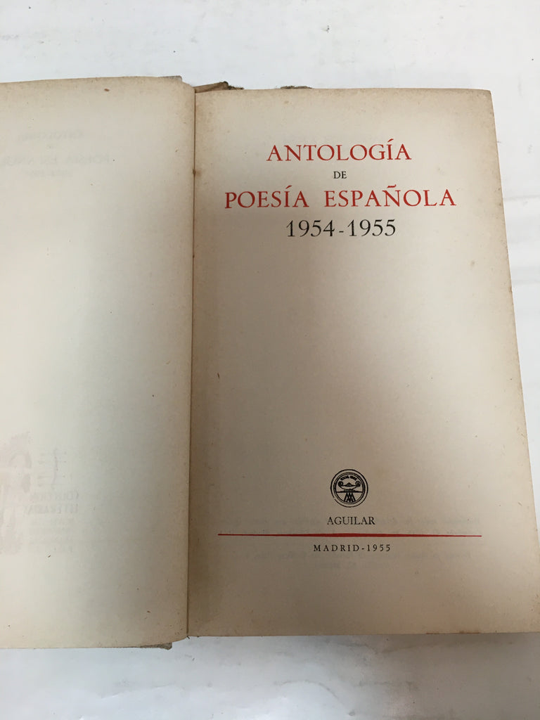 Antologia de Poesia Española 1954 - 1955