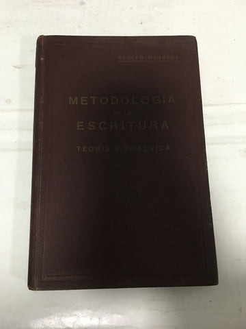 Metodologia de la escritura