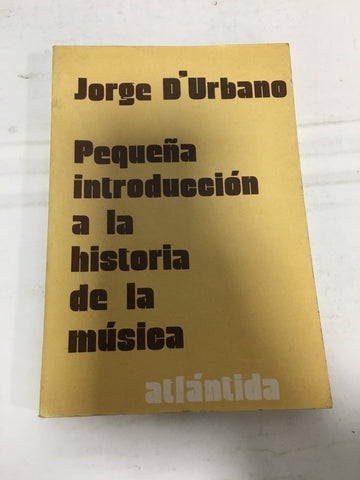 Pequeña introducción a la historia de la musica