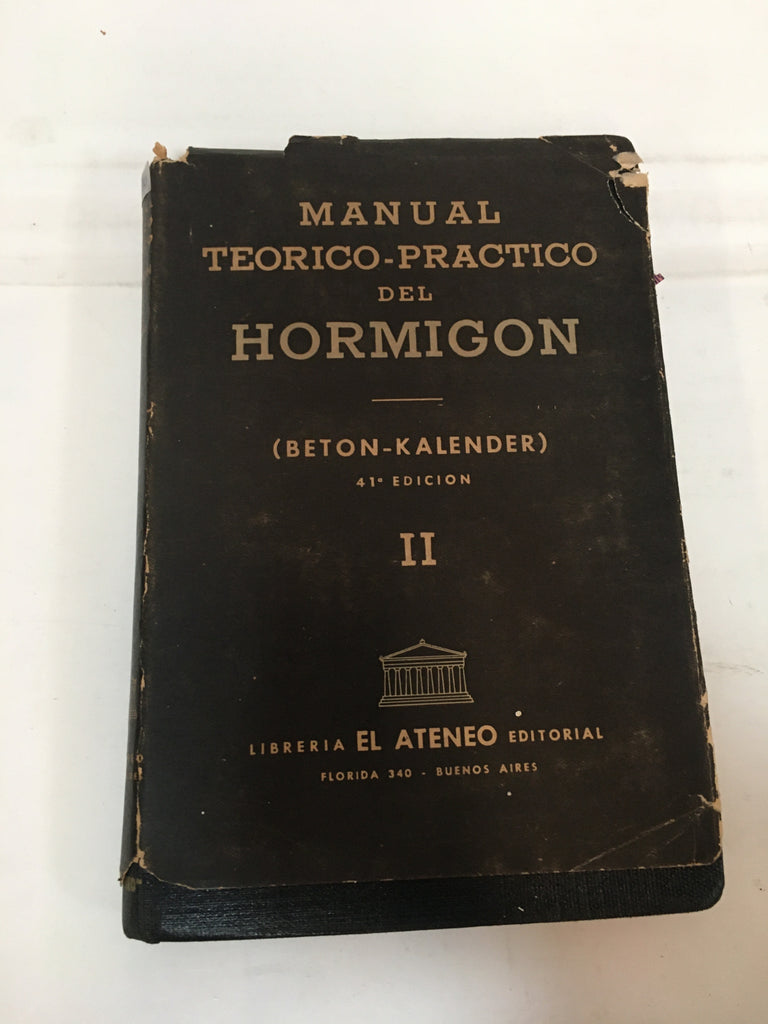 Manual teorico-practico del hormigon II