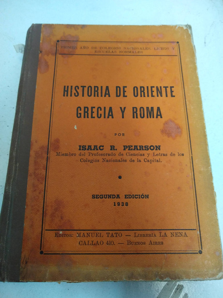 Historia de oriente, grecia y roma