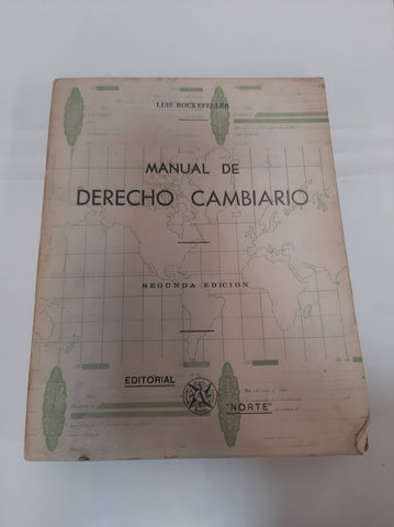 Manual de derecho cambiario