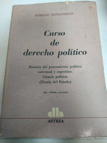 curso de derecho politico